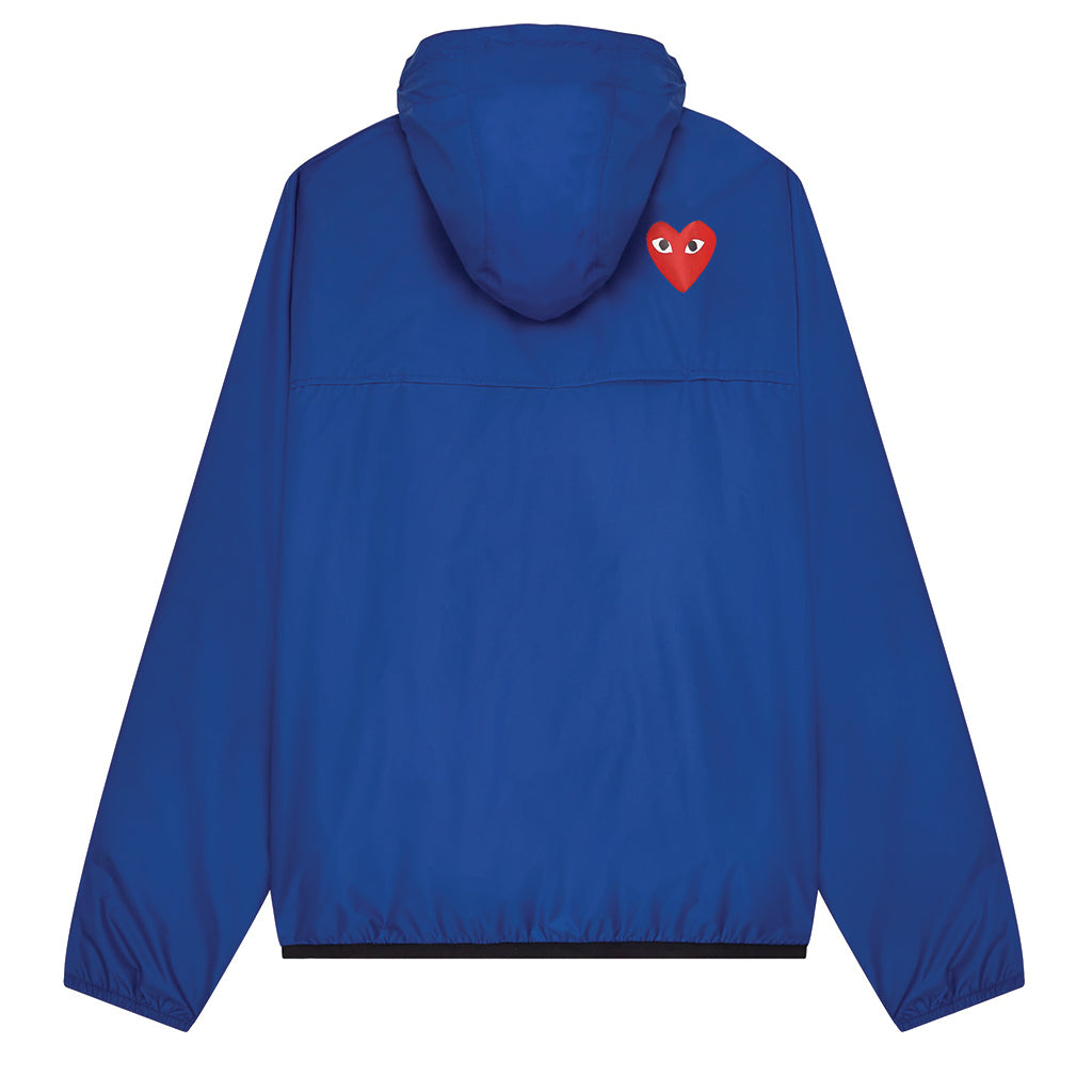PLAY COMME des GARÇONS x K-WAY Half Zip Jacket Blue