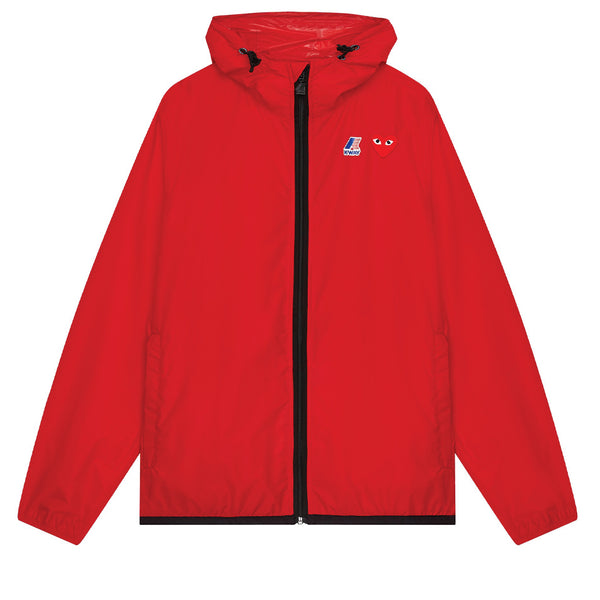 PLAY COMME des GARÇONS x K-WAY Zip Jacket Red