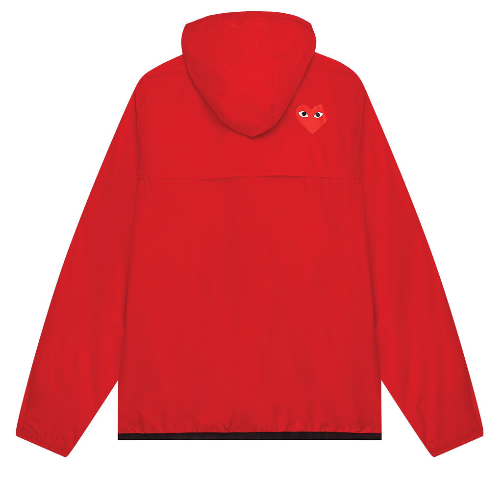 PLAY COMME des GARÇONS x K-WAY Zip Jacket Red