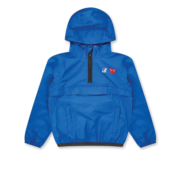 x K-Way Half Zip Kids Jacket Blue