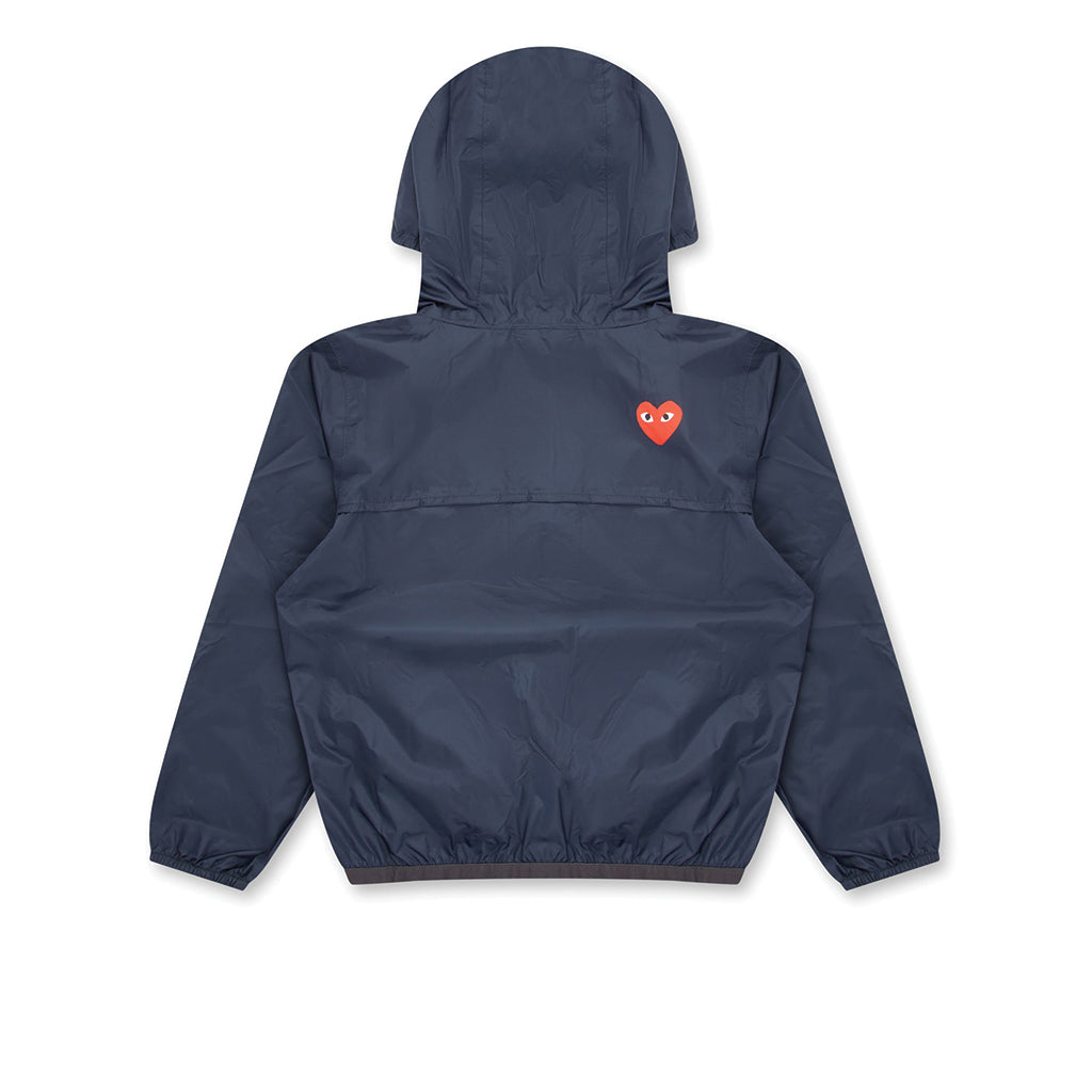PLAY COMME des GARCONS x K-Way Full Zip Kids Jacket Navy