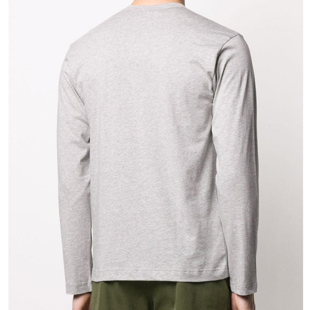 COMME des GARCONS SHIRT Front Print Logo Longsleeve Grey S28118-2
