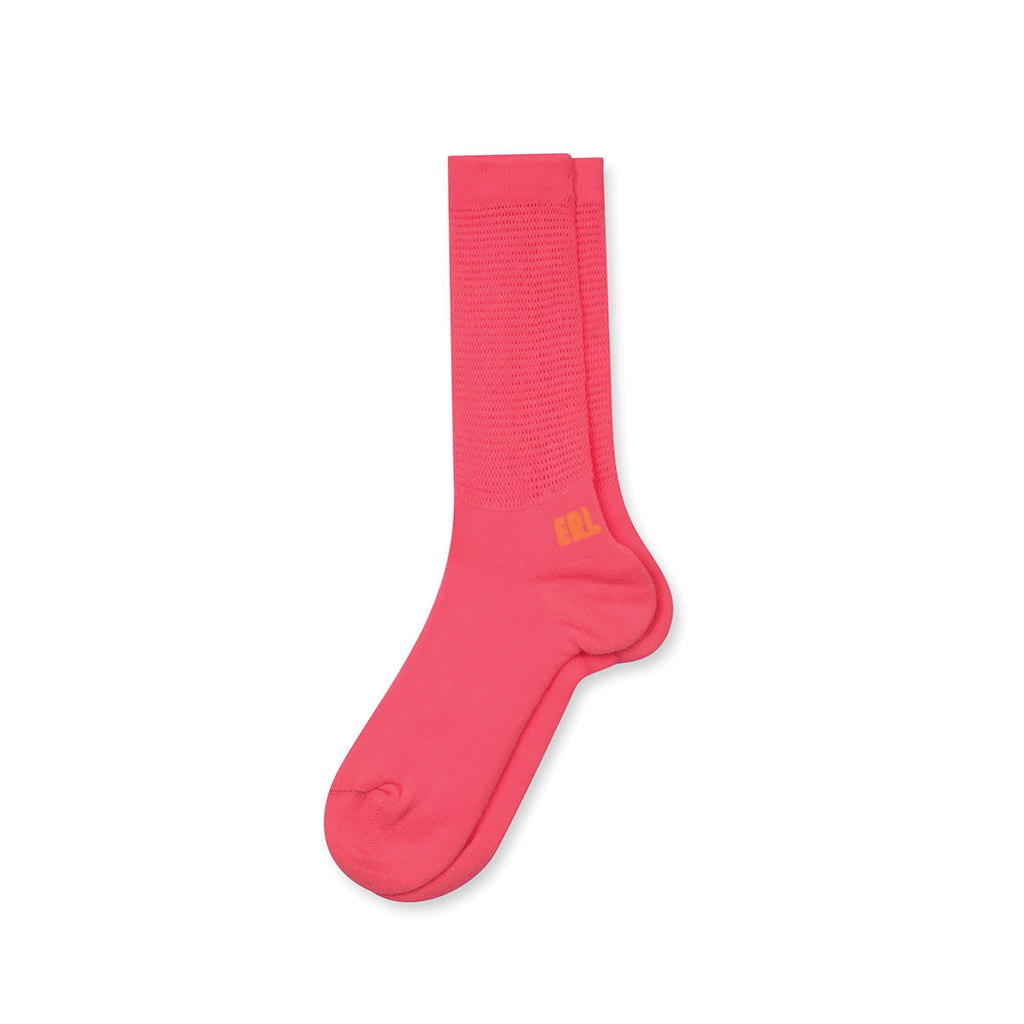 ERL Logo Socks Pink
