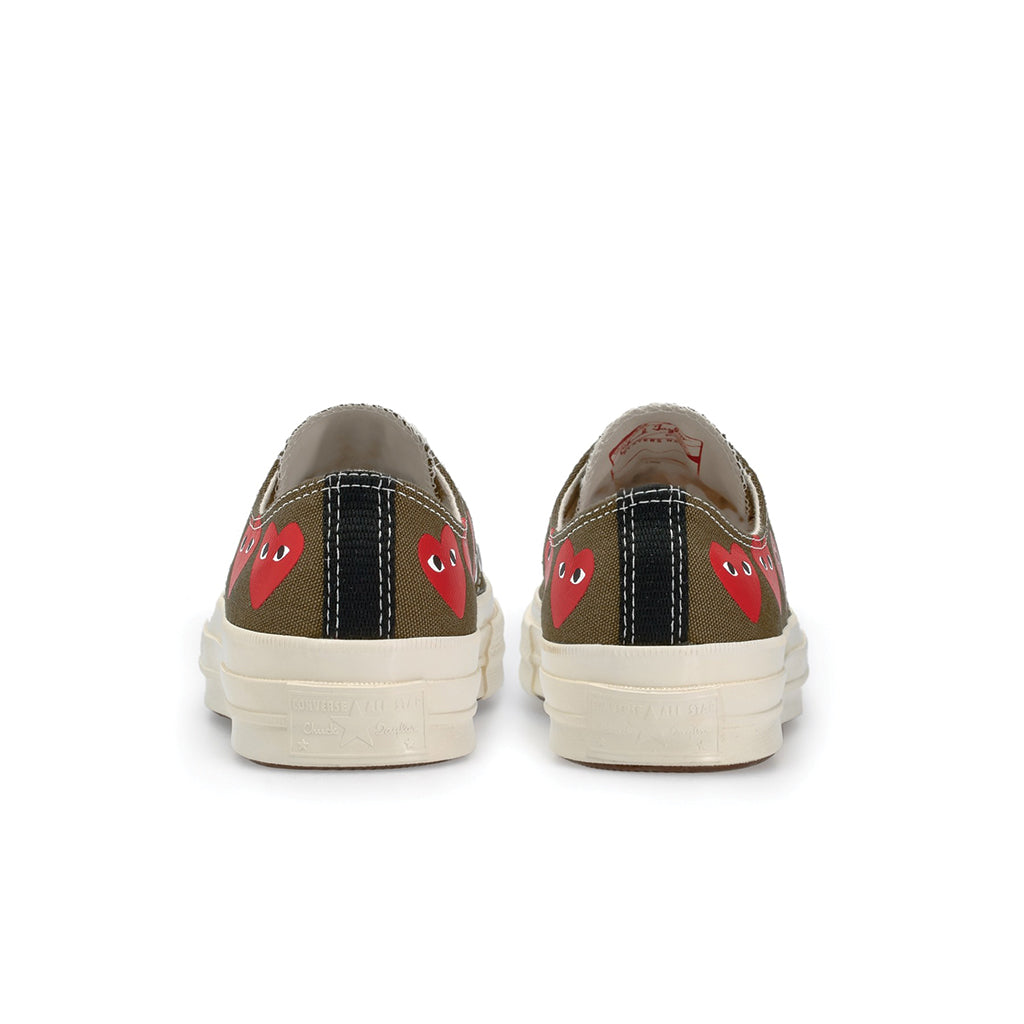 COMME des GARCONS PLAY x Converse Multi Heart Chuck Taylor All Star '70 Low Khaki