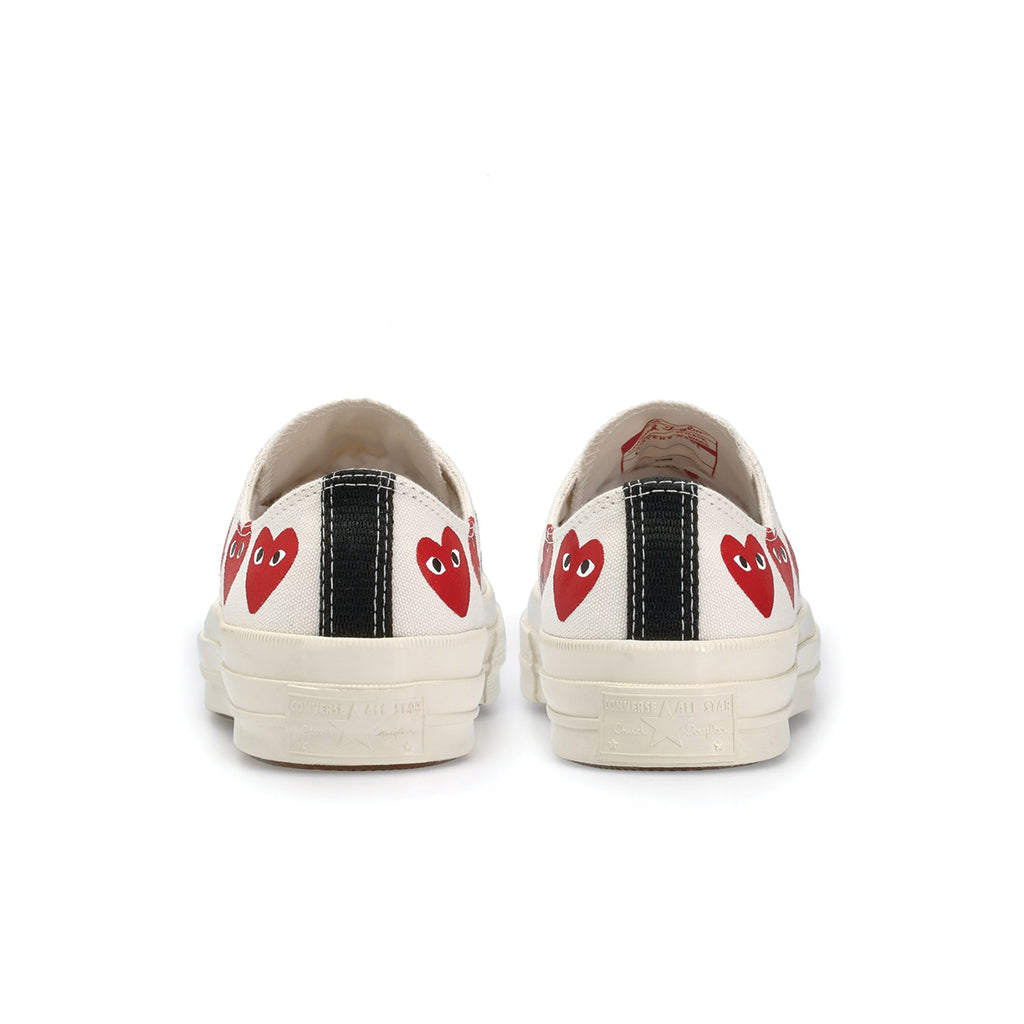 COMME des GARCONS PLAY x Converse Multi Heart Chuck Taylor All Star '70 Low White