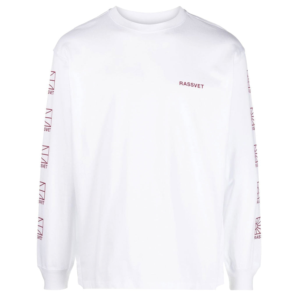 Rassvet Multi Logo Longsleeve White PACC12T012