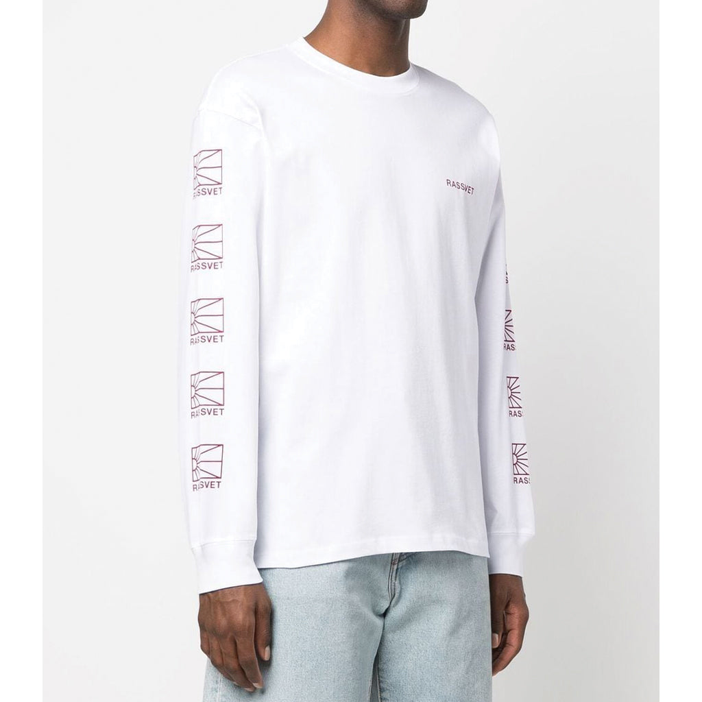 Rassvet Multi Logo Longsleeve White PACC12T012