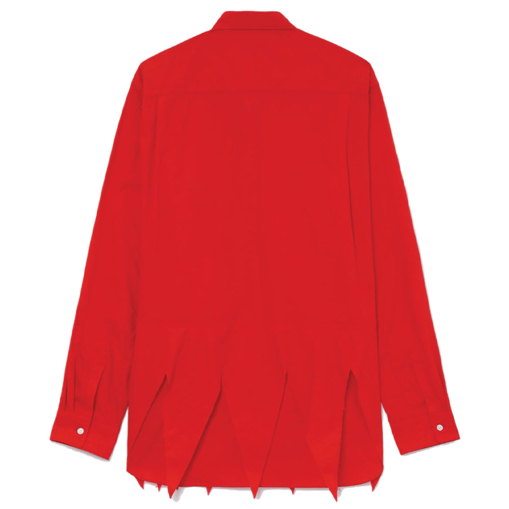 COMME des GARCONS Homme Plus Asymmetrical Shirt Red PK-B016-S23