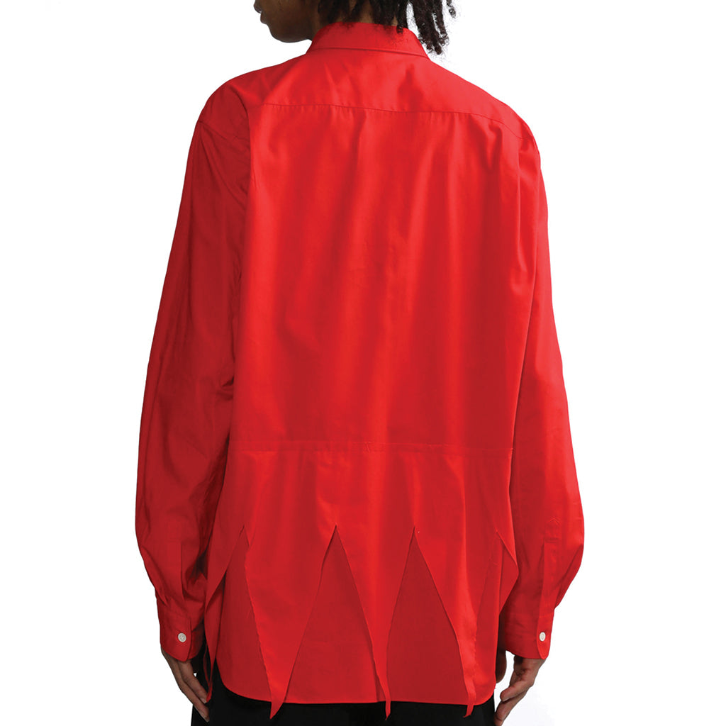 COMME des GARCONS Homme Plus Asymmetrical Shirt Red PK-B016-S23