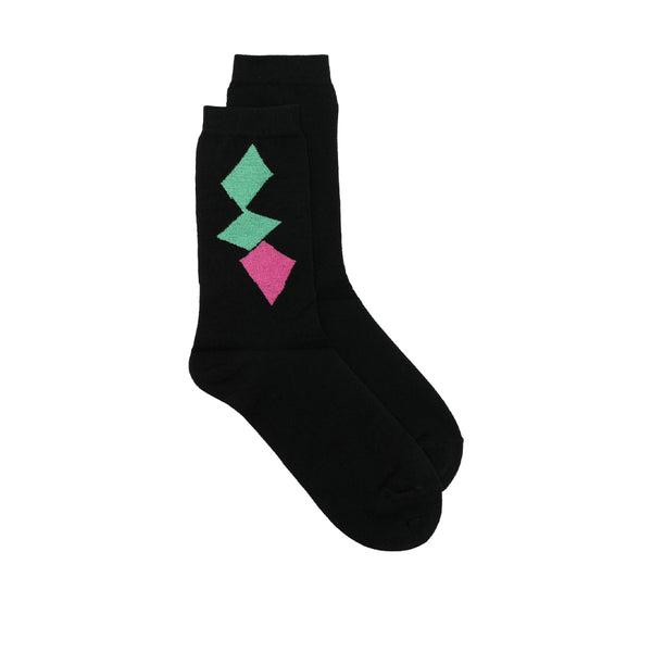 COMME des GARCONS Homme Plus Multi Colour Socks Black PK-K501-S23