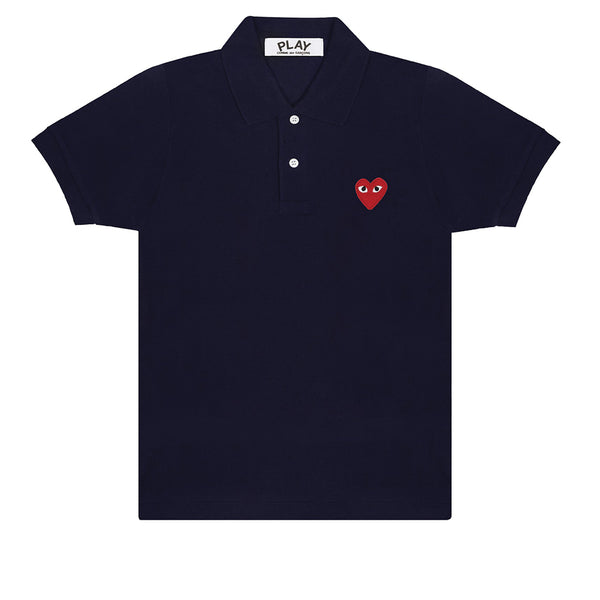 COMME des GARCONS PLAY Polo Shirt Navy