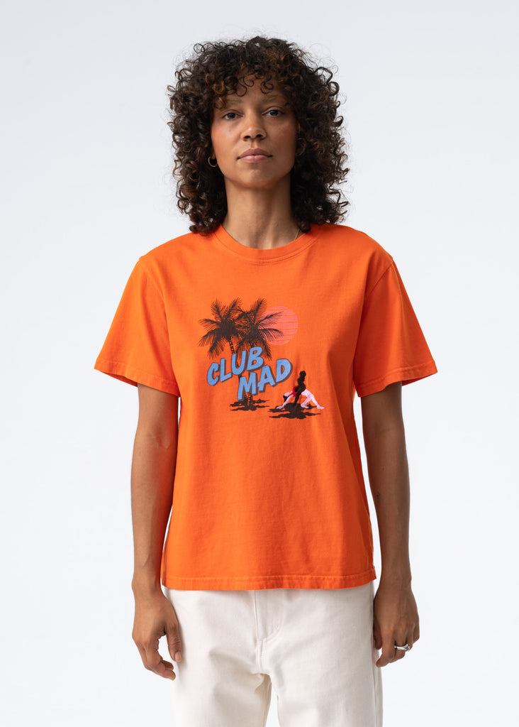 Carne Bollente Club Mad T-Shirt Orange SS23TS0107