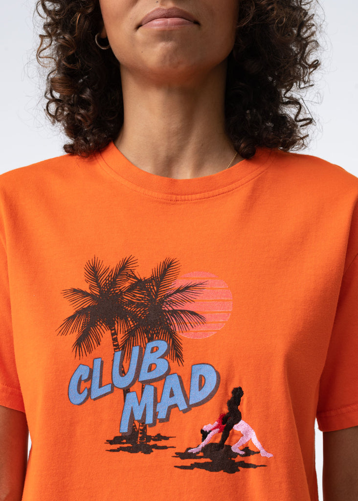 Carne Bollente Club Mad T-Shirt Orange SS23TS0107