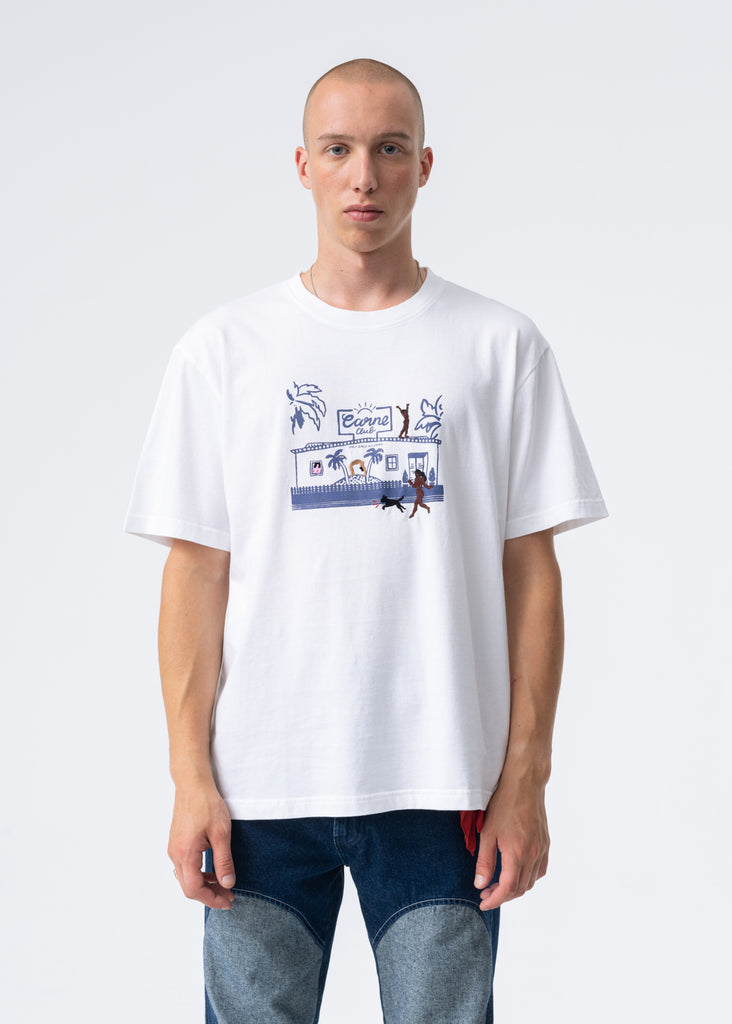 Carne Bollente Carne Club Lovers T-Shirt White SS23TS0116