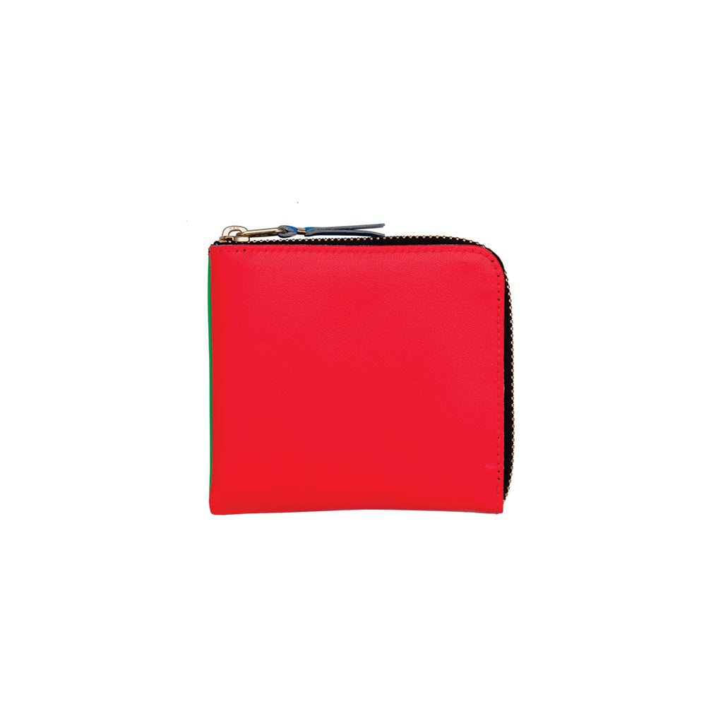 COMME des GARÇONS Wallets Super Fluo Classic Orange / Blue Wallet SA3100SF