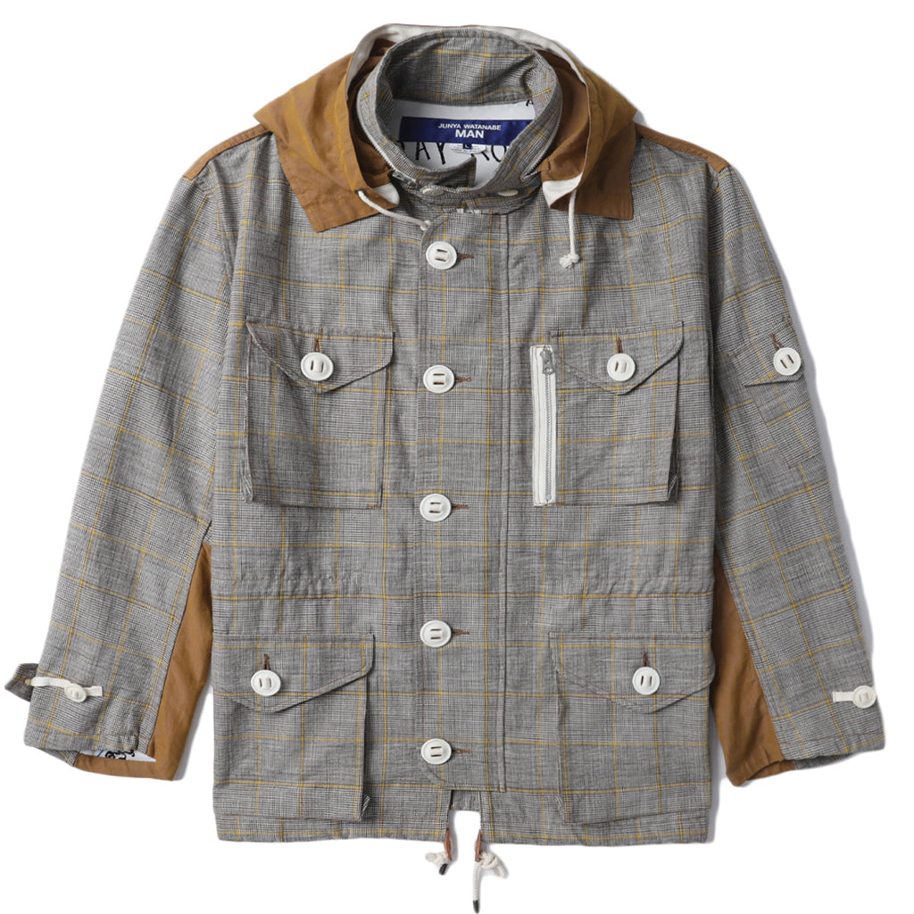 Junya Watanabe MAN x Jean-Michel Basquiat Windbreaker Jacket Checkered WK-J012-S23