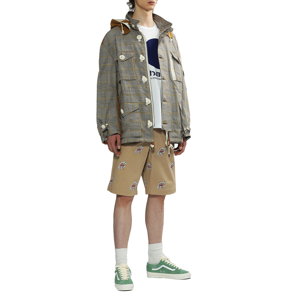 Junya Watanabe MAN x Jean-Michel Basquiat Windbreaker Jacket Checkered WK-J012-S23