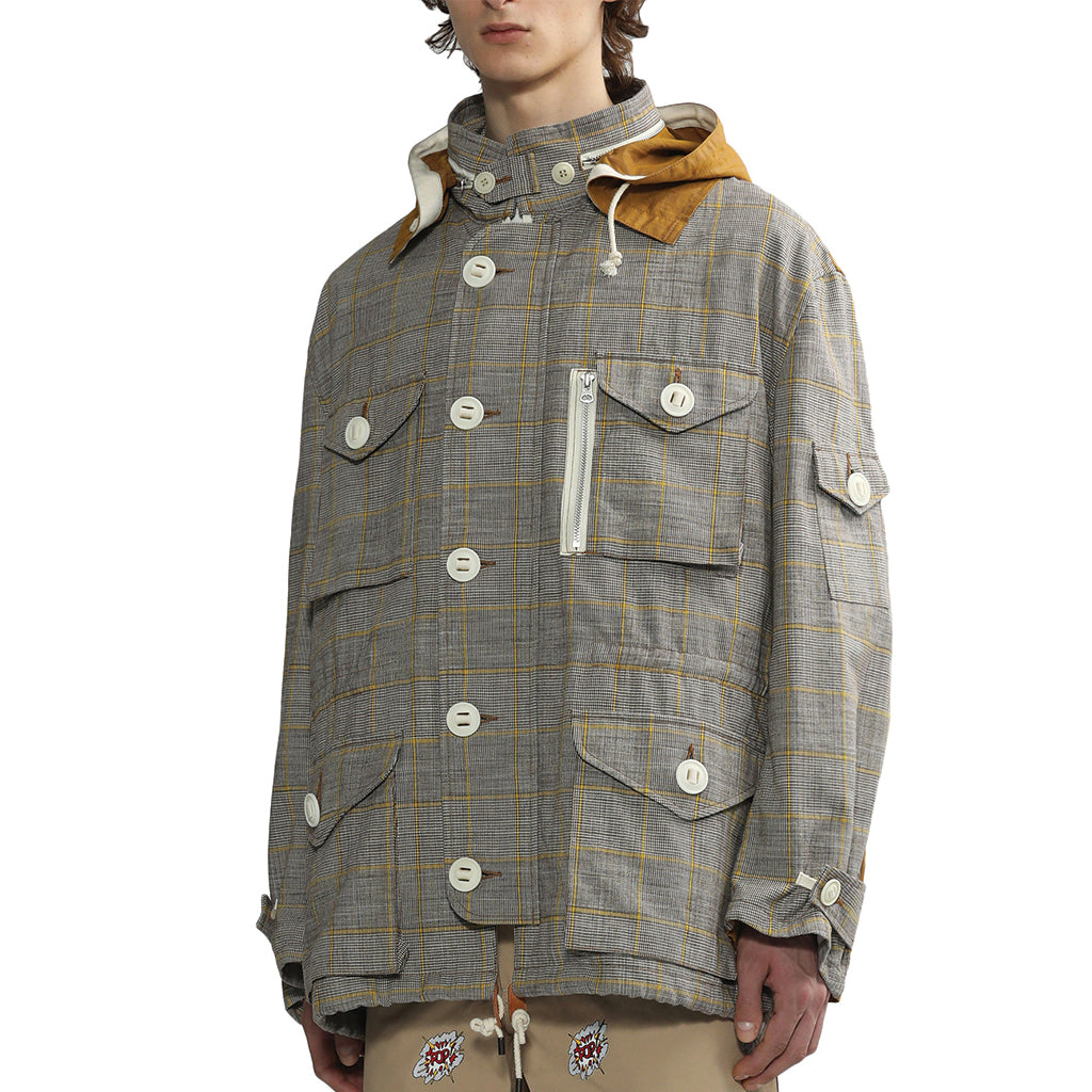 Junya Watanabe MAN x Jean-Michel Basquiat Windbreaker Jacket Checkered WK-J012-S23