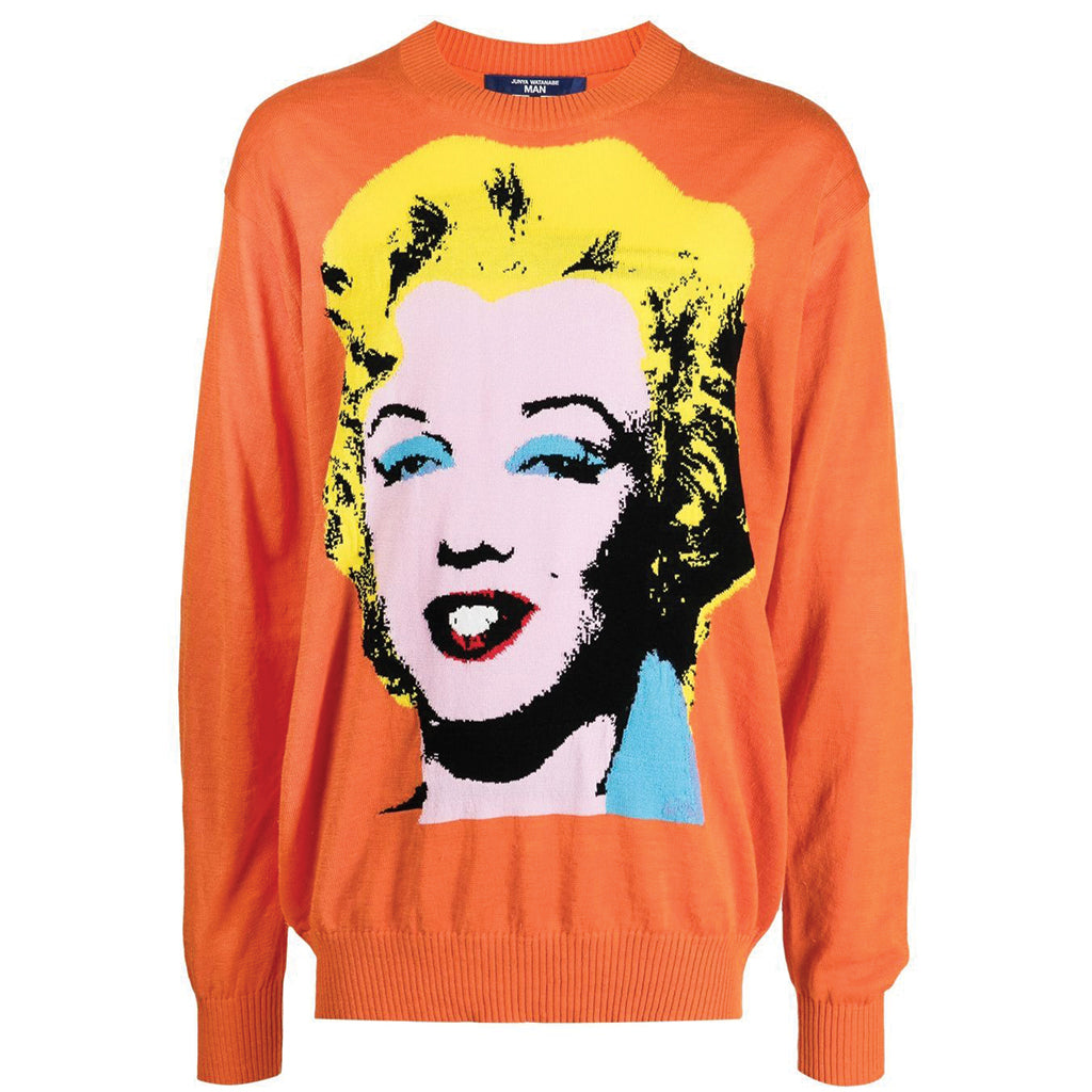 Junya Watanabe MAN x Andy Warhol Marilyn Monroe Artwork Orange WK-N006-S23