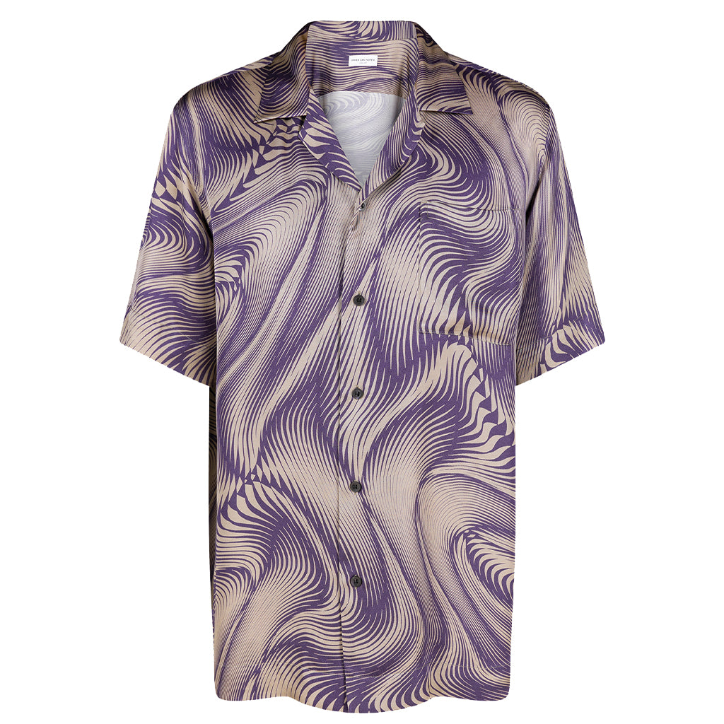 Dries van Noten Carltone Shirt Lilac 232-020762-7002