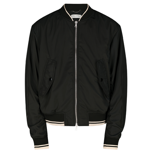 Dries van Noten Vellow Back Zip Bomber Jacket 241-020517-8210