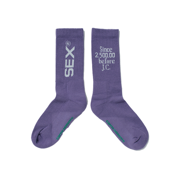Carne Bollente Chaussex Socks Purple AW23SK0202_Purple