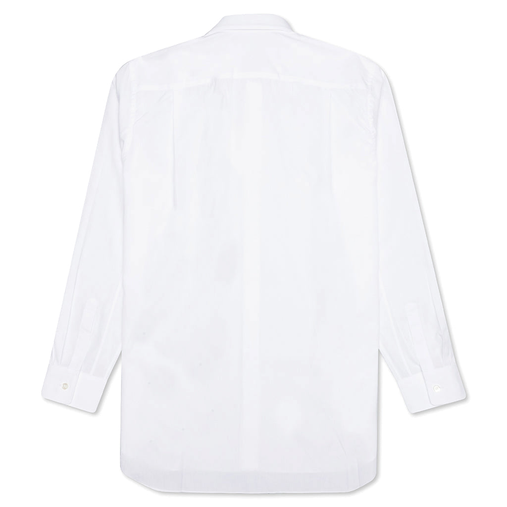 COMME des GARCONS PLAY Black Heart Shirt White AZ-B004-051-2
