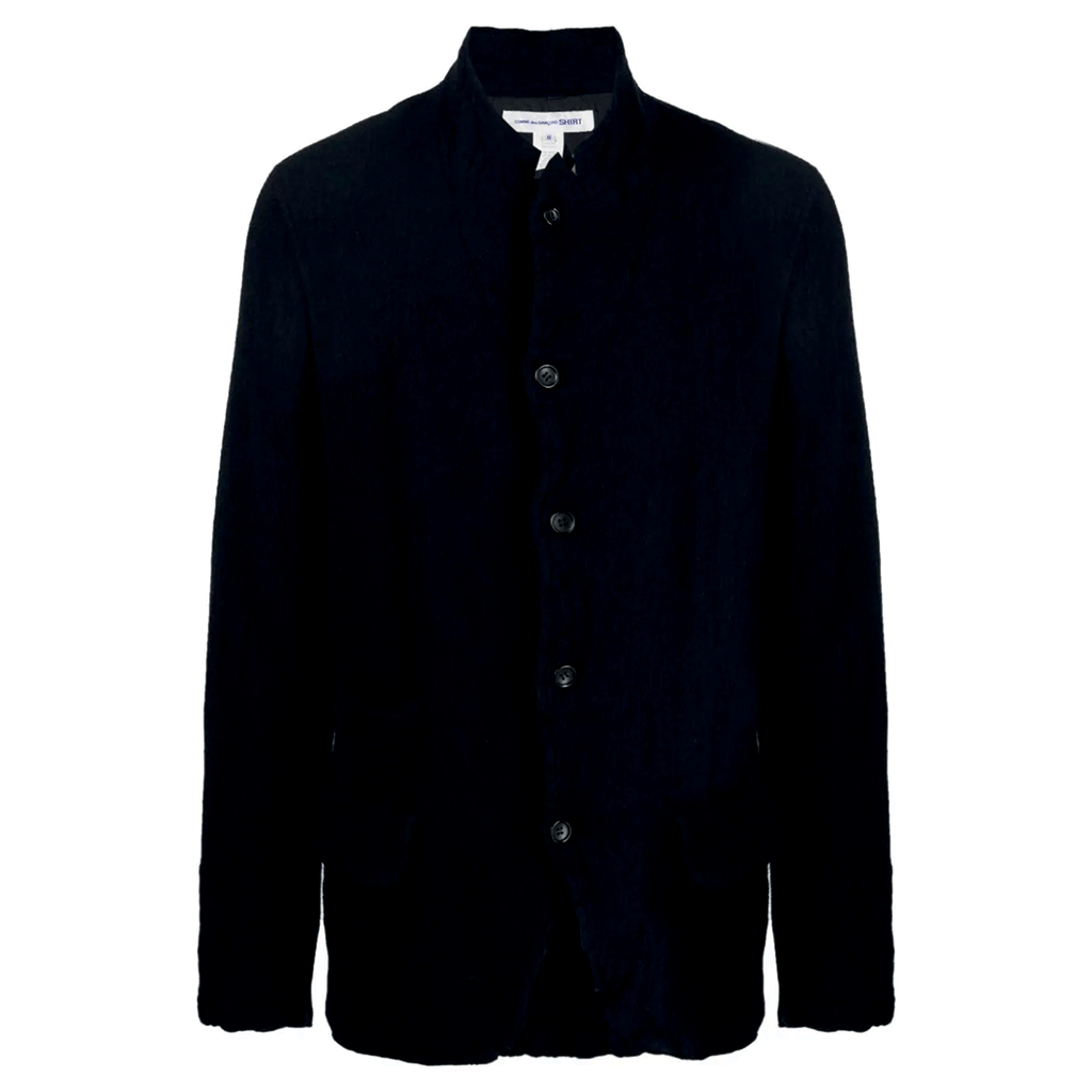 COMME des GARCONS SHIRT Boiled Wool Button Down Jacket FL-J001-W23
