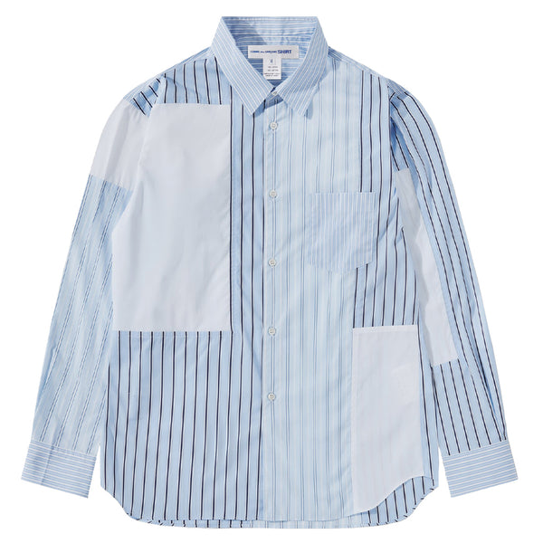 COMME des GARCONS SHIRT Panelled Striped Shirt FM-B022-SS24