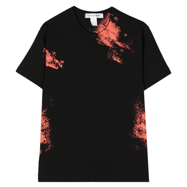 COMME des GARCONS SHIRT Garment Printed T-Shirt Black