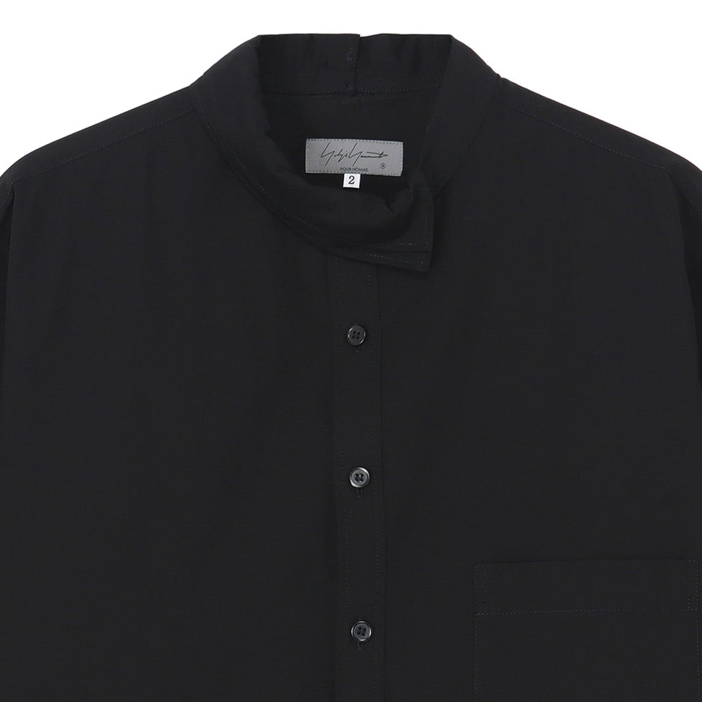 Yohji Yamamoto POUR HOMME Asymmetrical Collar Shirt HJ-B12-017