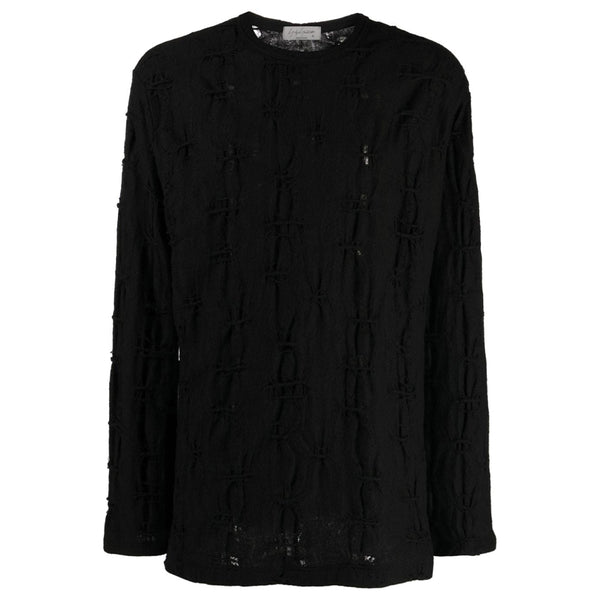 Yohji Yamamoto POUR HOMME Holed Knitted Sweater HJ-T36-980-1-03