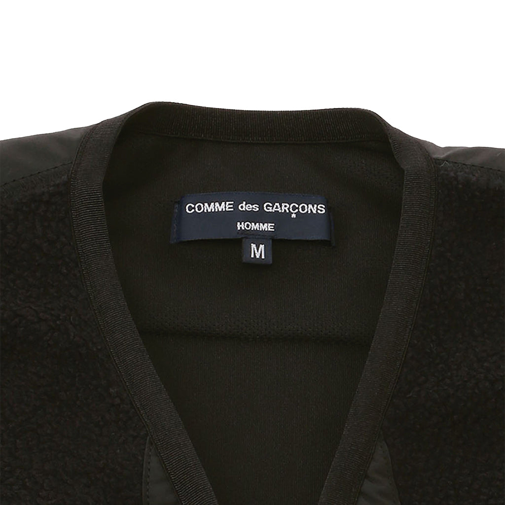 COMME des GARCONS Homme Fleece Liner Jacket Black HL-T020-051