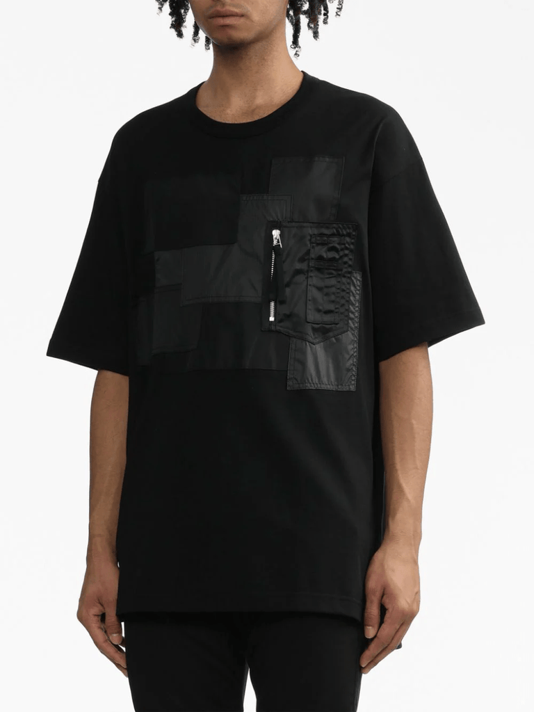 COMME des GARCONS Homme Patchwork T-Shirt Black HL-T001-051
