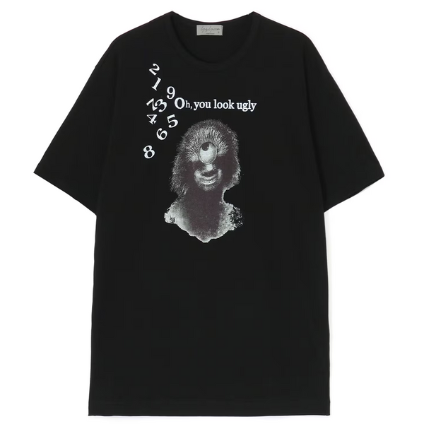 Yohji Yamamoto POUR HOMME Graphic Short Sleeve T-Shirt HS-T68-995-1-03