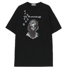 Yohji Yamamoto POUR HOMME Graphic Short Sleeve T-Shirt HS