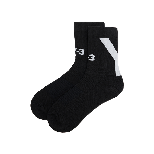 adidas Y-3 Yohji Yamamoto Logo Socks High Black HZ4269