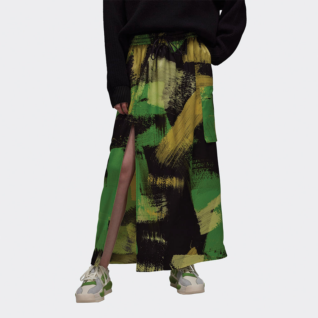 adidas Y-3 Yohji Yamamoto Women's Tech Silk Skirt IN2262