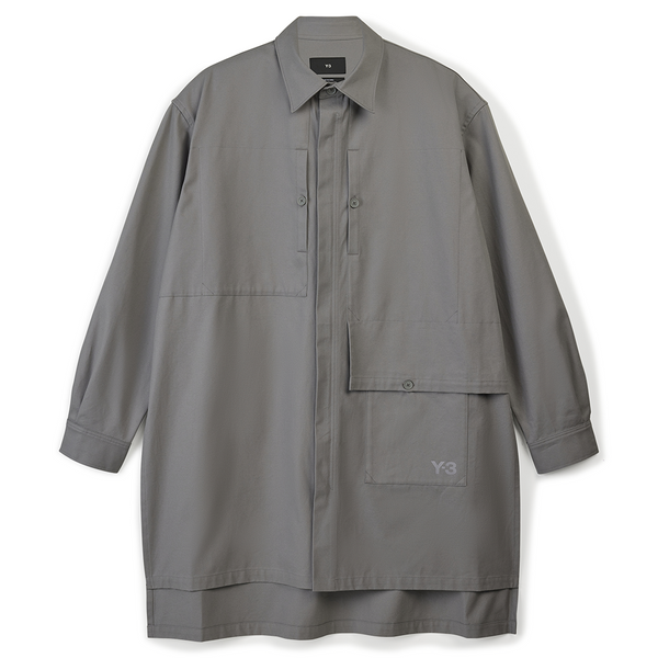 adidas Y-3 Yohji Yamamoto Workwear Overshirt Charcoal Solid Grey IV5518