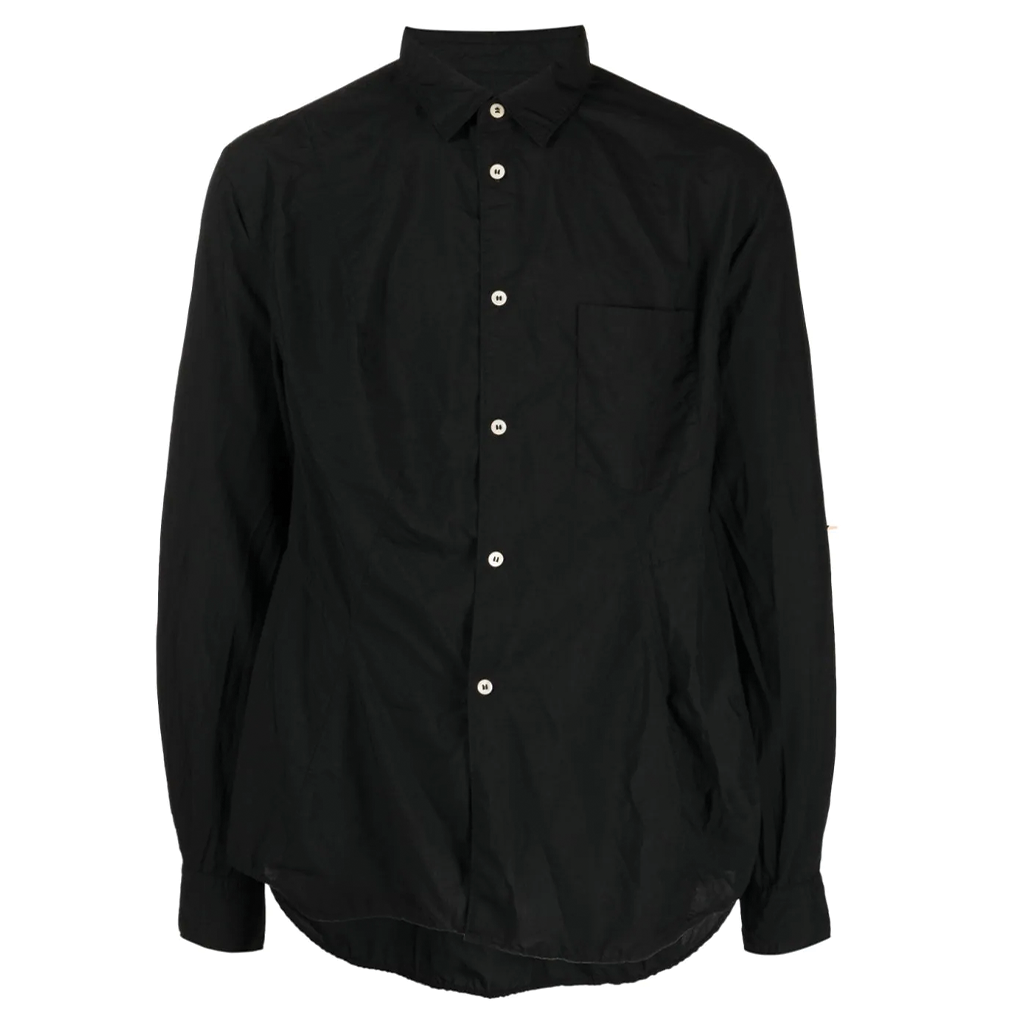 COMME des GARCONS Homme Plus Creased Effect Shirt Black