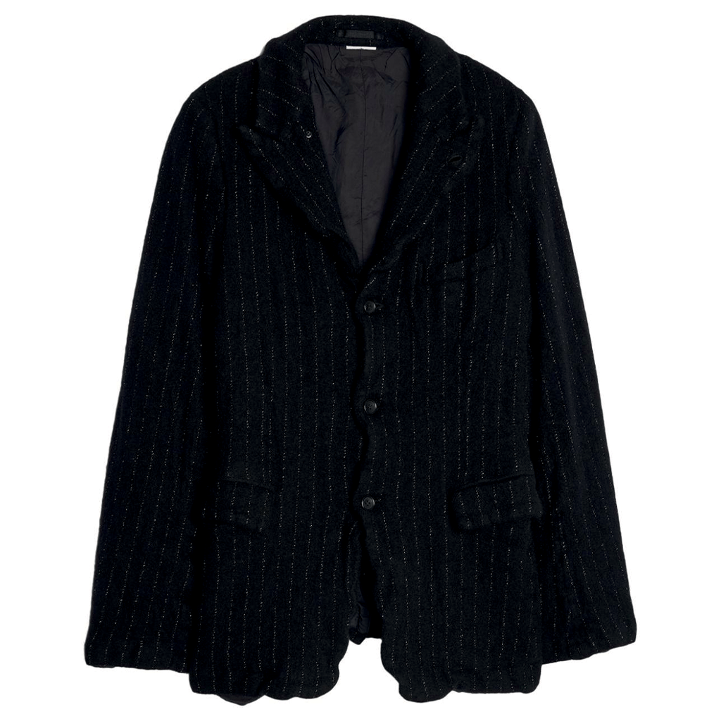 COMME des GARCONS Homme Plus Pinstripe Boiled Wool Blazer PL-J065-051-1