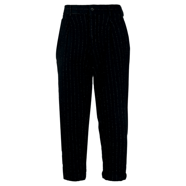 COMME des GARCONS Homme Plus Pinstripe Boiled Wool Pants PL-P024-051-1