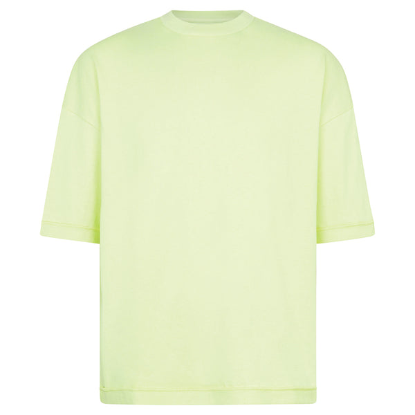 Garments by David Reversible Inside Out T-Shirt Lime Green