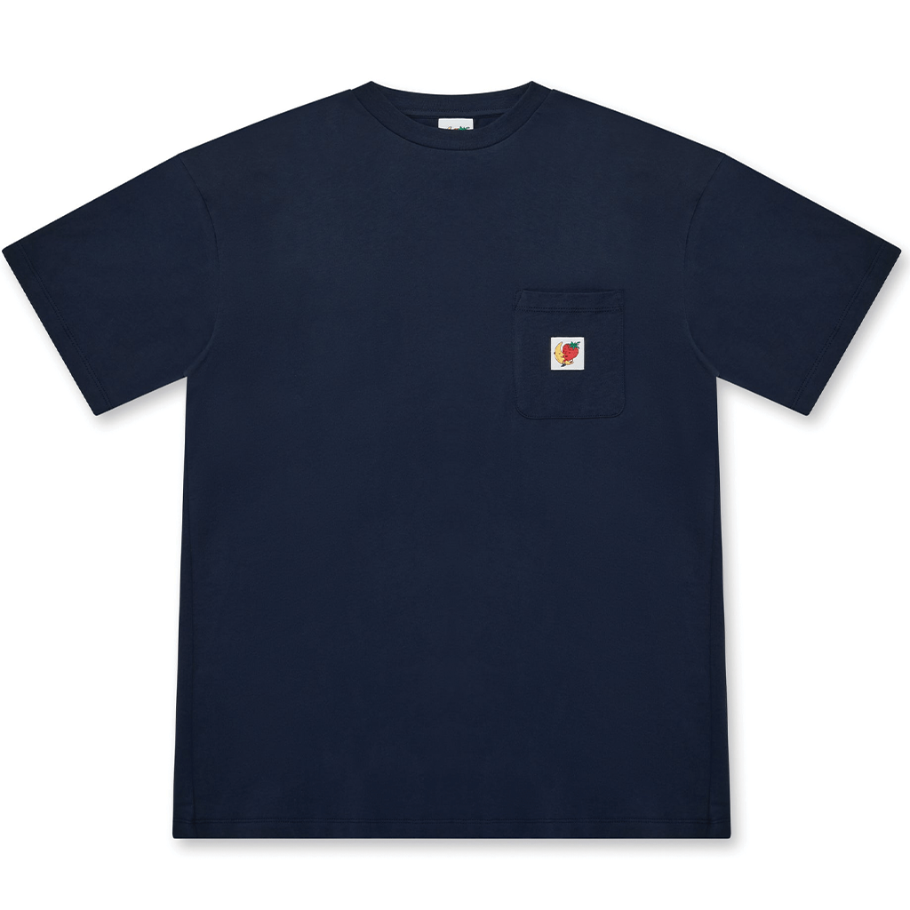 Sky High Farm Pocket Logo T-Shirt Navy SHF04T030