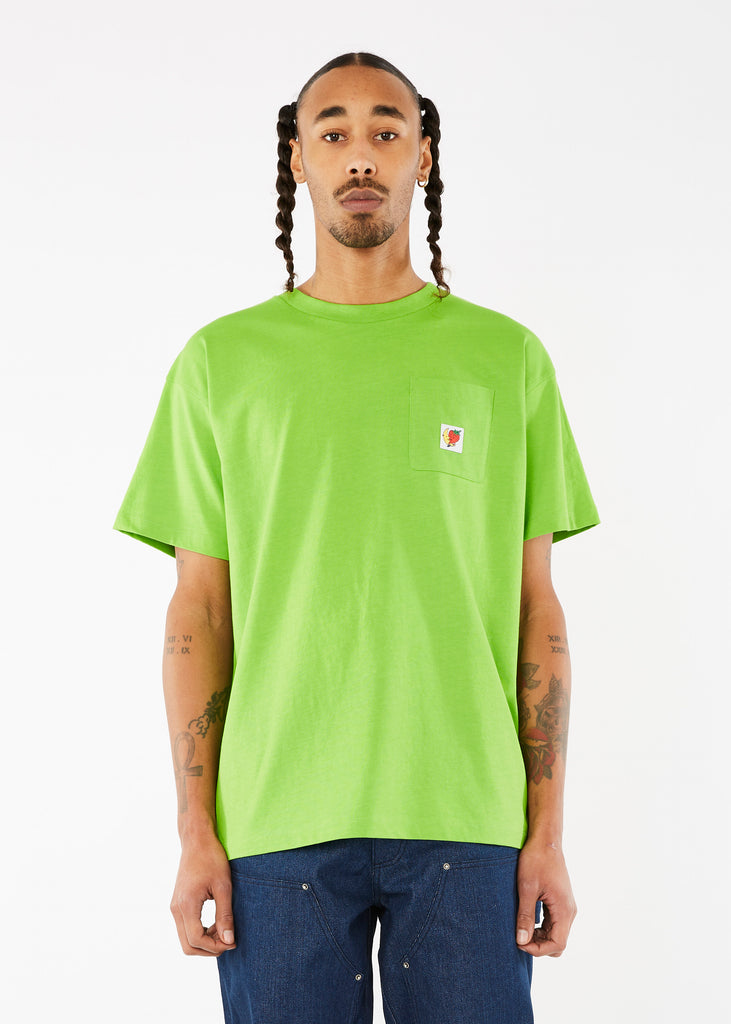 Sky High Farm Pocket Logo T-Shirt Green SHF04T030