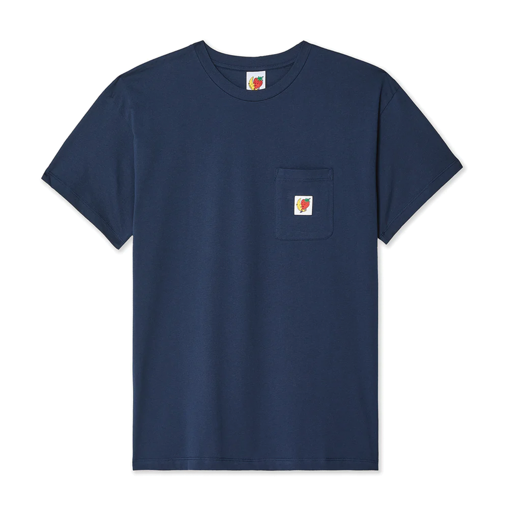 Sky High Farm Pocket Logo T-Shirt Navy SHF04T030