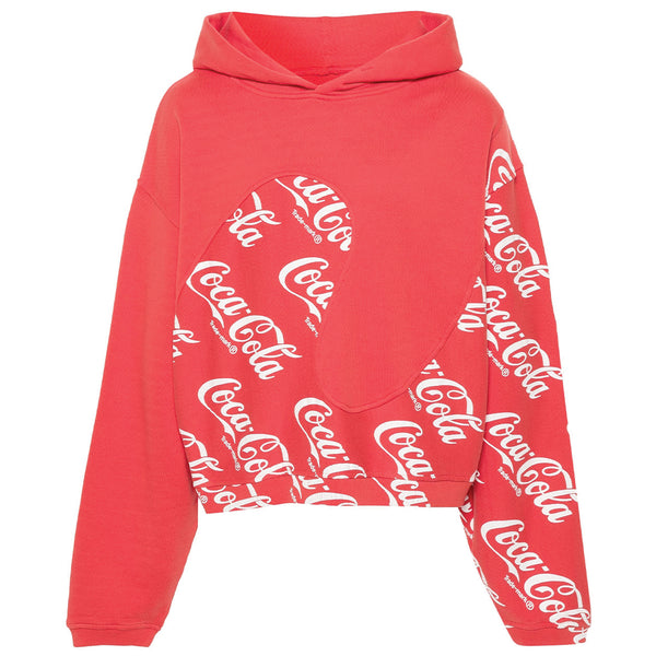 ERL Swirl Coca Cola Hooded Sweatshirt