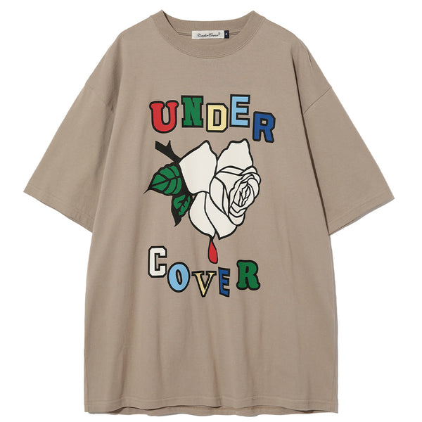 UNDERCOVER Jun Takahashi Rose Graphic T-Shirt Beige UC2C3807