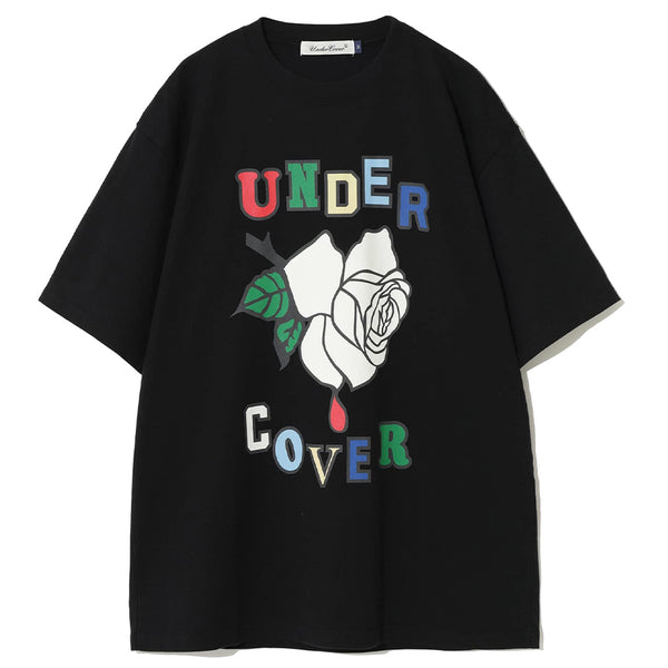 UNDERCOVER Jun Takahashi Rose Graphic T-Shirt Black UC2C3807