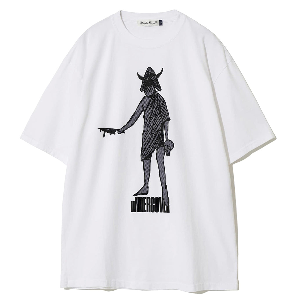 UNDERCOVER Jun Takahashi Caveman Graphic T-Shirt White UC2C3808